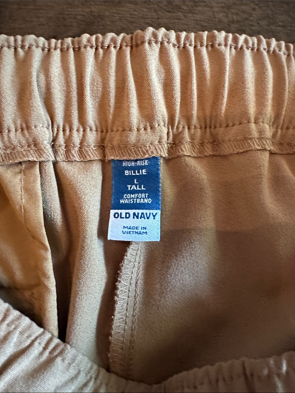 Old Navy Women’s High-Waisted Billie Pull-On Straight Trousers - Size Large Tall - Picture 2 of 10
